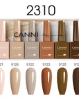 CANNI PureCare HEMA-freies Gel-Nagellack Set 6 Farben