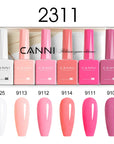 CANNI PureCare HEMA-freies Gel-Nagellack Set 6 Farben