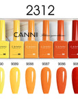 CANNI PureCare HEMA-freies Gel-Nagellack Set 6 Farben