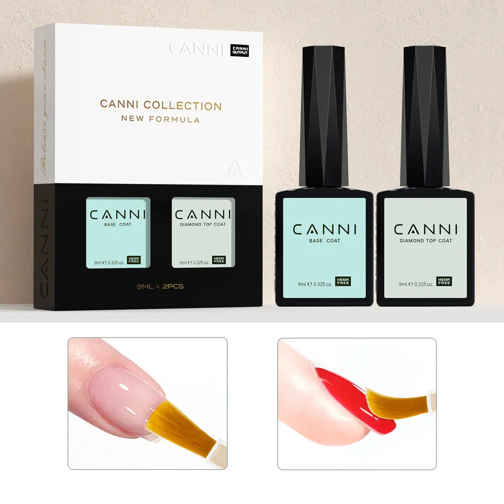 CANNI PureCare HEMA-freies Gel-Nagellack Set 6 Farben