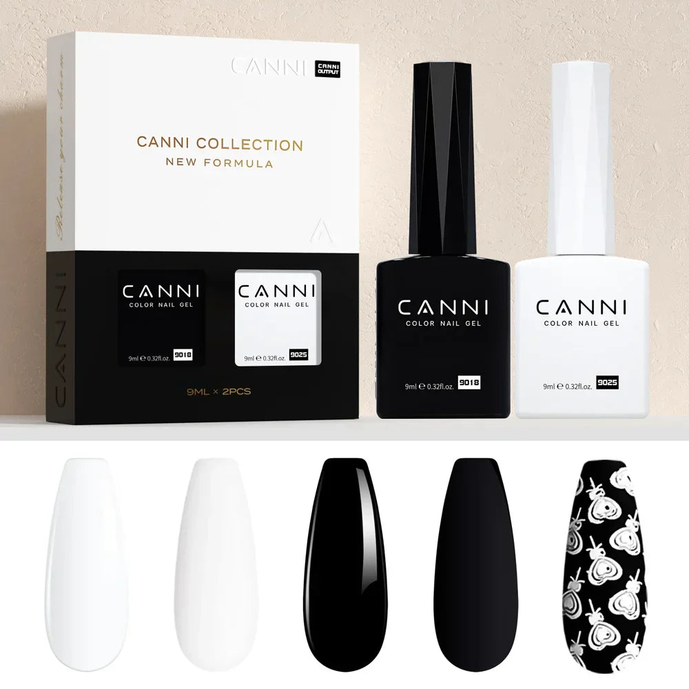 CANNI PureCare HEMA-freies Gel-Nagellack Set 6 Farben